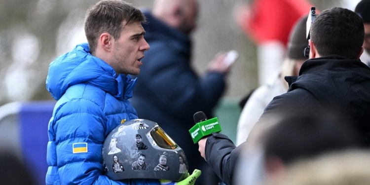 Владислава Гераскевича дискваліфікували перед першим заїздом Олімпіади-2026 у скелетоні – через шолом (ФОТО)