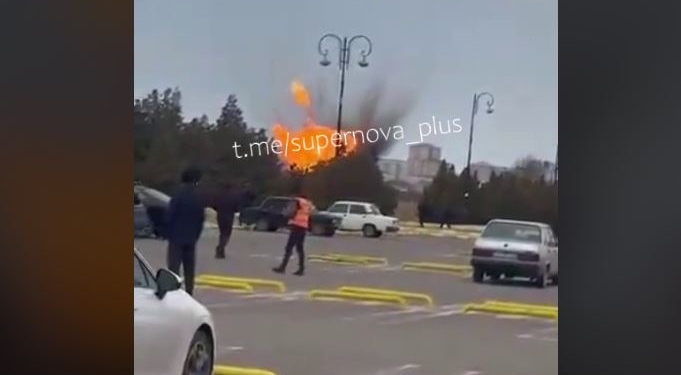 Іранські безпілотники атакували азербайджанський аеропорт в Нахічевані – один дрон впав біля школи (ВІДЕО)