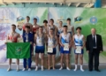 Чоловіча команда миколаївських акробатів – чемпіони зі стрибків на акробатичній доріжці