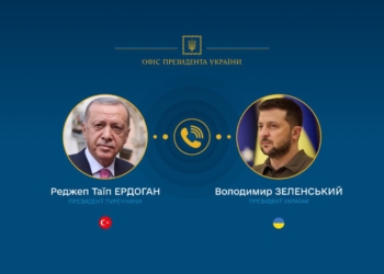 Туреччина готова прийняти наступний раунд переговорів у тристоронньому форматі – Ердоган в телефонній розмові з Зеленським