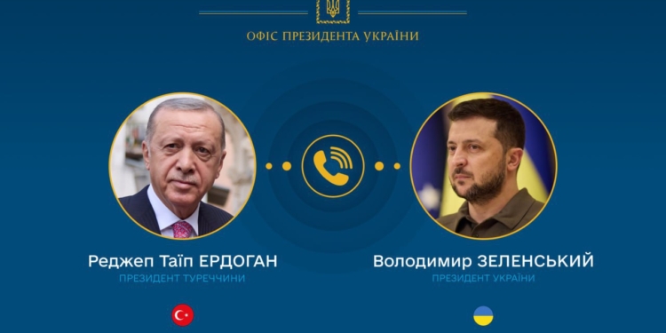 Туреччина готова прийняти наступний раунд переговорів у тристоронньому форматі – Ердоган в телефонній розмові з Зеленським