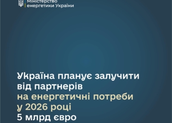 Україна планує залучити від партнерів на енергетичні потреби у 2026 році 5 млрд євро, – Денис Шмигаль