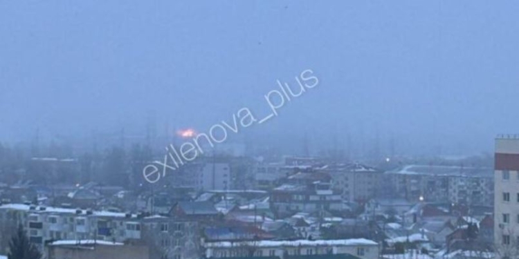 У Тольятті атакований і горить хімзавод