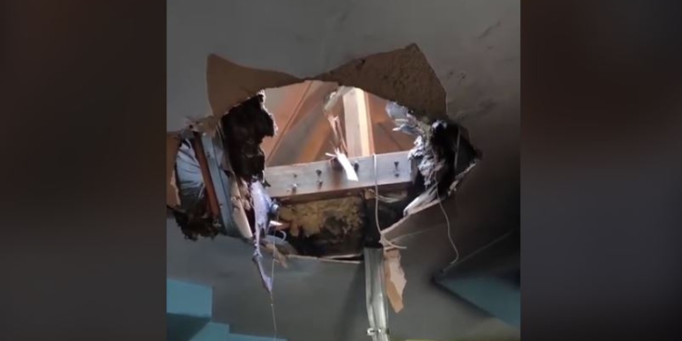 “Шахед” пробив дах і стелю житлового будинку у Миколаєві – чудом обійшлося без жертв (ВІДЕО)