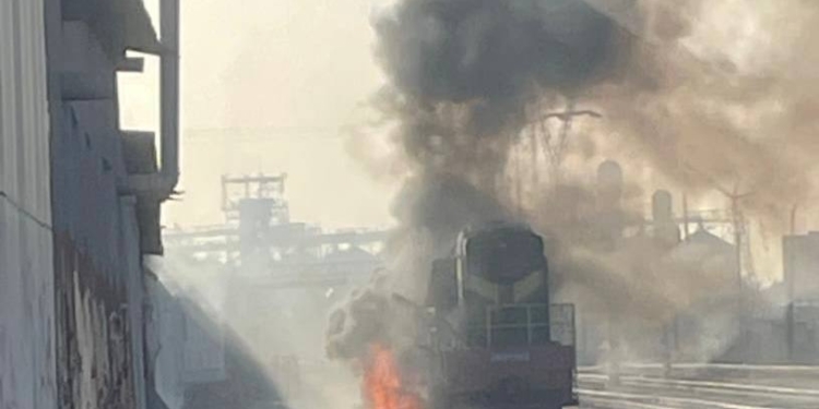 Ворожий дрон атакував залізничну інфраструктуру на Миколаївщині, пошкодив тепловоз