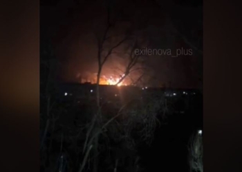 Сили оборони атакували склад ракет на Луганщині – детонація тривала довго (ВІДЕО)