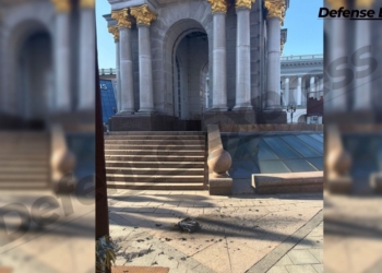Біля Монументу Незалежності у Києві впав російський дрон із ШІ. Це демонстрація нових можливостей (ФОТО, ВІДЕО)