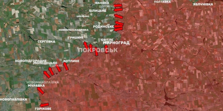 Загострення на фронті – 286 боїв за добу, найбільше – на Покровському напрямку, – Генштаб