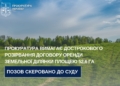 Прокуратура Миколаївщини вимагає дострокового розірвання договору оренди земельної ділянки площею 52,6 га