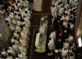 Філарета поховали так, як він і заповів, – Володимирському соборі (ВІДЕО)