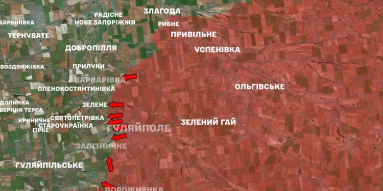 За добу на фронті – 152 бої, понад чверть з них – на Гуляйпільському напрямку, – Генштаб