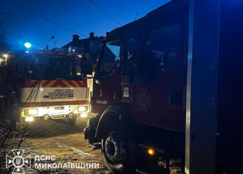 За добу на Миколаївщині зареєстровано вісім пожеж – на одній з них загинула літня жінка