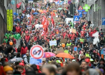 У Брюсселі 100 тисяч людей влаштували антиурядовий протест