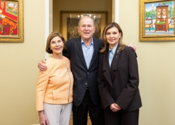 Олена Зеленська в Техасі зустрілася з Джорджем Бушем (ФОТО)