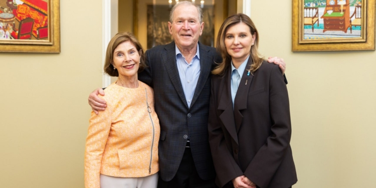 Олена Зеленська в Техасі зустрілася з Джорджем Бушем (ФОТО)