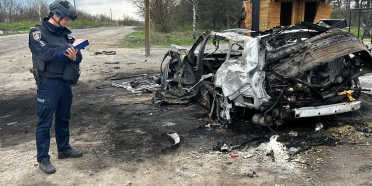 На Миколаївщині внаслідок атаки дрону на авто постраждало подружжя