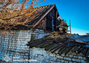 З 9 пожеж за добу на Миколаївщині одна була через російські обстріли (ФОТО)