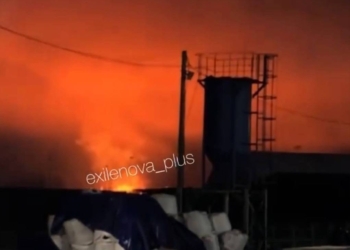 Скучили? Українські дрони знову бомблять порт в Усть-Лузі (ВІДЕО)