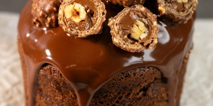 Тим, хто втомився від традиційності. Шоколадна паска з начинкою “Фереро Роше” (ВІДЕО)