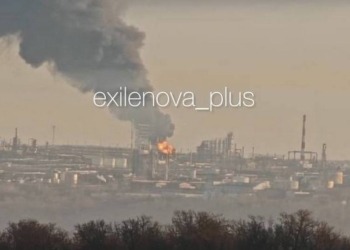 Українські дрони долетіли до Уфи – горить НПЗ (ВІДЕО)