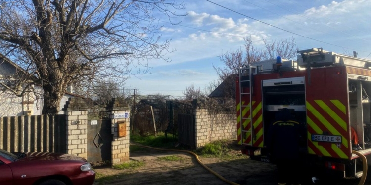 На Миколаївщині під час пожежі загинув чоловік