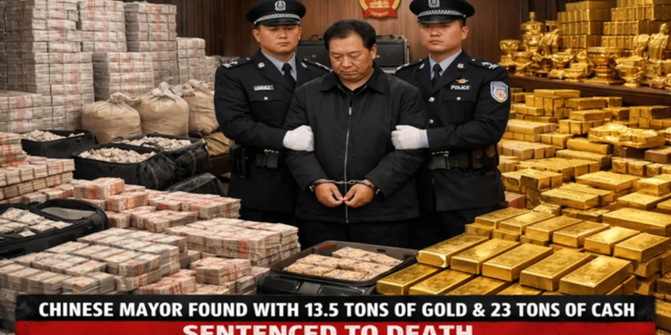 У китайського ексчиновника, засудженого за хабарництво, виявили 13,5 тонни золота та 23 тонни готівки. А знайшли не все (ВІДЕО)