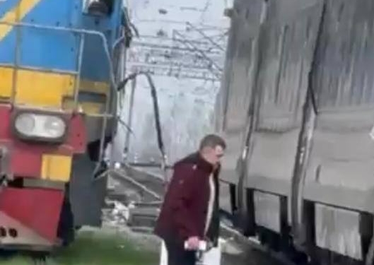 На Вінничині зіткнулися два поїзди – вантажний та «Київ — Перемишль»