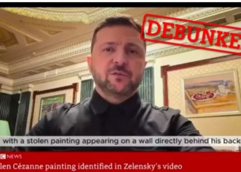 Роспропаганда зліпила фейковий сюжет ВВС, в якому Зеленського звинувачують у крадіжці відомої картини (ФОТО)