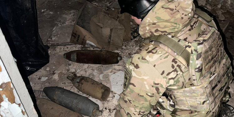 На Миколаївщині знайшли безхазяйний схрон з мінами та авіаракетою (ФОТО)