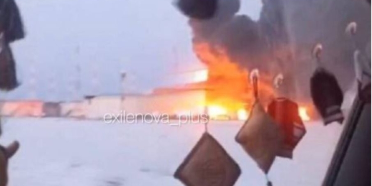 У Нижегородській області атакована нафтоперекачка, у Феодосії нафтобаза (ФОТО, ВІДЕО)