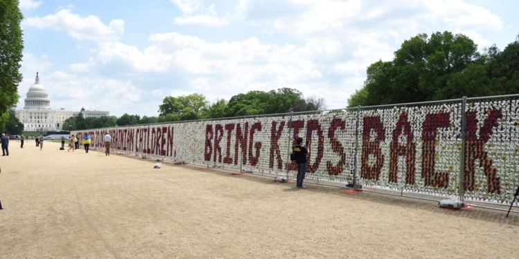 У Вашингтоні з’явилися 20 000 плюшевих ведмедиків на честь викрадених українських дітей (ФОТО)