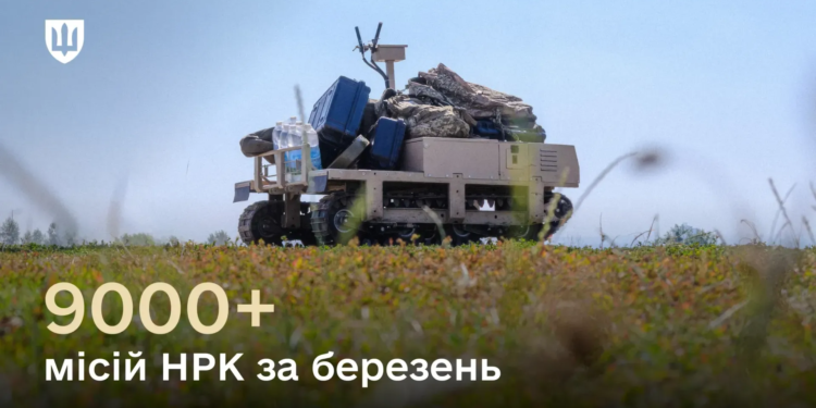 Роботизація війни. Понад 9000 місій на передовій здійснили НРК у березні