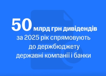 Державні компанії сплатять до Держбюджету майже 50 млрд.грн. дивідендів