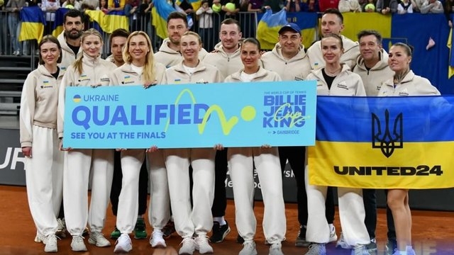 Збірна України з тенісу вперше в історії увійшла до топ-3 світового рейтингу Кубка Біллі Джин Кінг