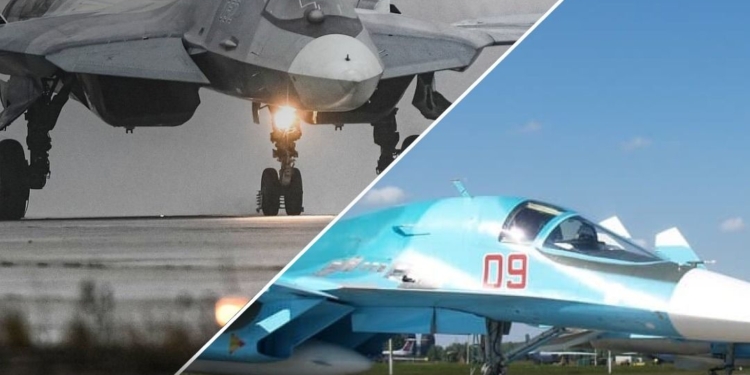 Генштаб підтверджує – уражено літаки російські Су-57 та Су-34, які знаходилися за 1700 км від українського кордону