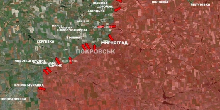 За добу на фронті – 180 боїв, найбільше – на Покровському напрямку, – Генштаб