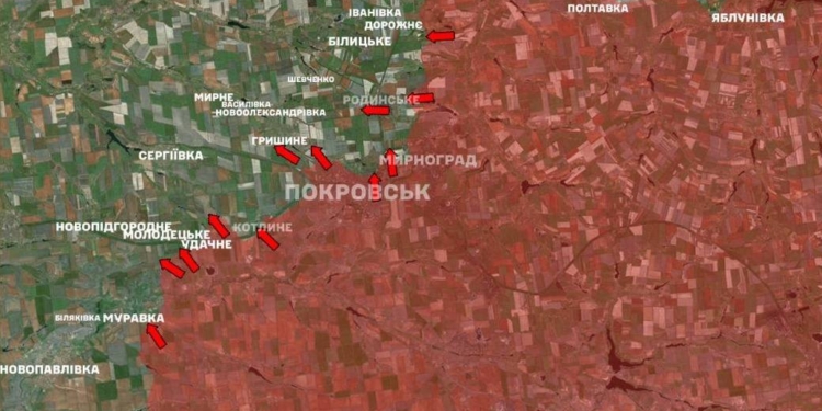 За добу на фронті – 174 бої, найбільше – на Покровському напрямку, – Генштаб