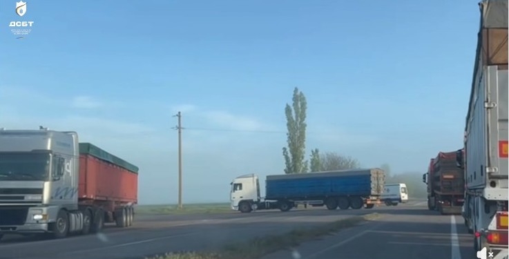 Сім зерновозів з порушеннями на понад 467 тис.грн. виявили працівники Укртрансбезпеки у Миколаївській області (ВІДЕО)