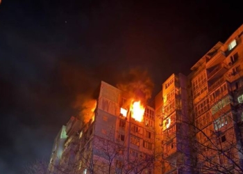 Вночі в Одесі внаслідок дронової атаки горіли 2 висотки (ФОТО, ВІДЕО)
