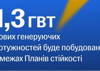 В Україні проведуть конкурс на будівництво понад 1,3 ГВт  генеруючих потужностей – за держкошт, з гарантованим викупом