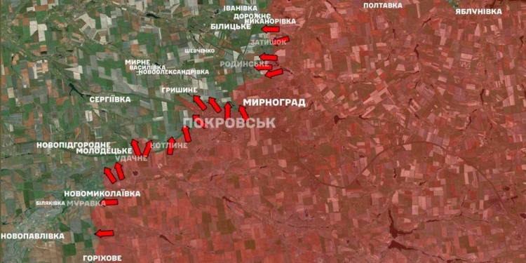 Ворог посилює тиск – 317 боїв на фронті за добу, найбільше – на Покровському напрямку, – Генштаб