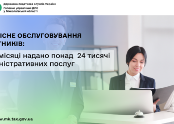 Сервісне обслуговування платників: за 4 місяці надано понад 24 тисячі адміністративних послуг