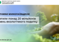 Платники Миколаївщини сплатили понад 20 млн грн екологічного податку