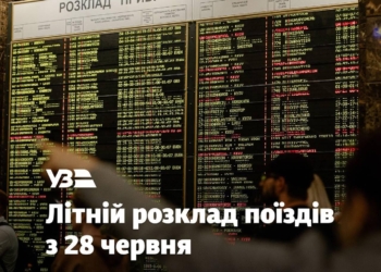 Укрзалізниця на літо оновила графік руху поїздів – звідки куди