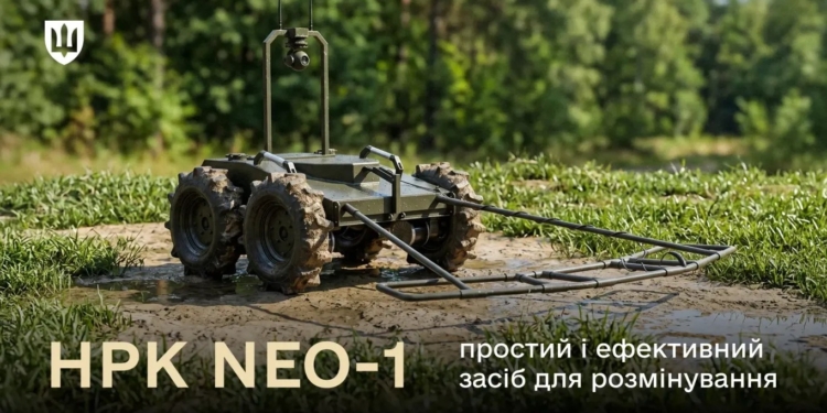 Міноборони допустило до експлуатації робота-сапера NEO-1