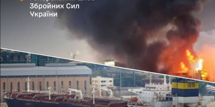 Уражено танкер тіньового флоту, логістичну інфраструктуру та пункти управління ворога, – Генштаб