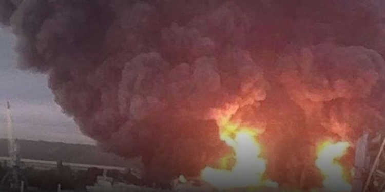 Генштаб підтвердив ураження Тюменського НПЗ, нафтового терміналу в Керчі, порту “Кавказ” та логістичної інфраструктури противника