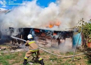 Одна з 12 пожеж на Миколаївщині була через російські обстріли (ФОТО)