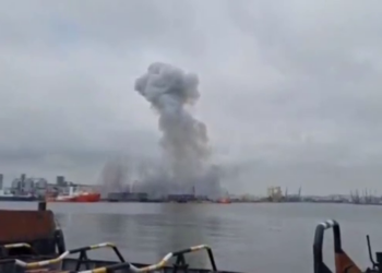 Вибух у румунському порту Констанца – здетонував морський дрон (ВІДЕО)