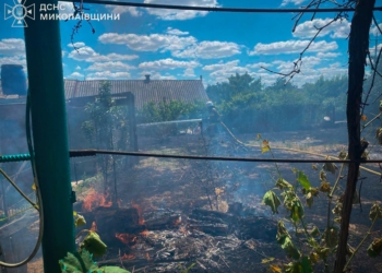 На одній із 23 пожеж на Миколаївщині за добу загинув літній чоловік (ФОТО)